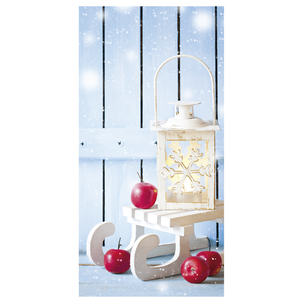Flame retardant fabric banner "Christmas decoration" 100 x 200 cm