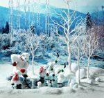 XXL-Stoffbanner "Winterlandschaft" schwer entflammbar - 2