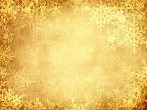 XXL-Stoffbanner "Goldene Schneekristalle" schwer entflammbar