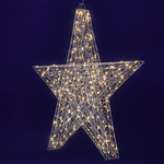 LED illuminated star, 100 cm Ø - 1