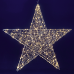 LED illuminated star, 100 cm Ø - 0