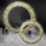 LED wreath 38 cm Ø, 600 LED warm white  - 3
