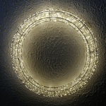 LED Kranz 78 cm Ø, 1200 LED warm-weiß  - 0