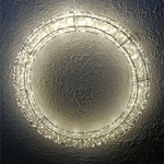LED Kranz 78 cm Ø, 1200 LED warm-weiß  - 1