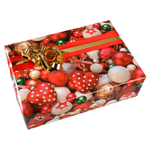 Geschenkpapier Traditionell rot 50 cm, 50 m - 1