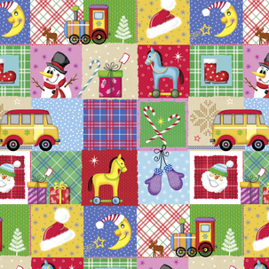 Geschenkpapier Bambini bunt 50 cm, 50 m