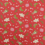 Papel de regalo pan de especias rojo 50 cm, 50 m - 0