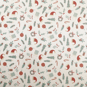 Papel de regalo Candy Land blanco 50 cm, 50 m