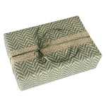 Papier cadeau tricoté vert 50 cm, 50 m - 1