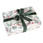 Geschenkpapier Winterbeeren weiß 50 cm, 50 m - 1