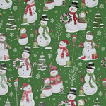 Papier cadeau Bonhomme de neige famille 50 cm, 50 m - 0