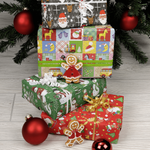 Papier cadeau Bonhomme de neige famille 50 cm, 50 m - 2