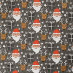 Geschenkpapier Cooler Santa 50 cm, 50 m - 0