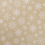 Geschenkpapier Schneeflocken 70 cm, 40 m - 0