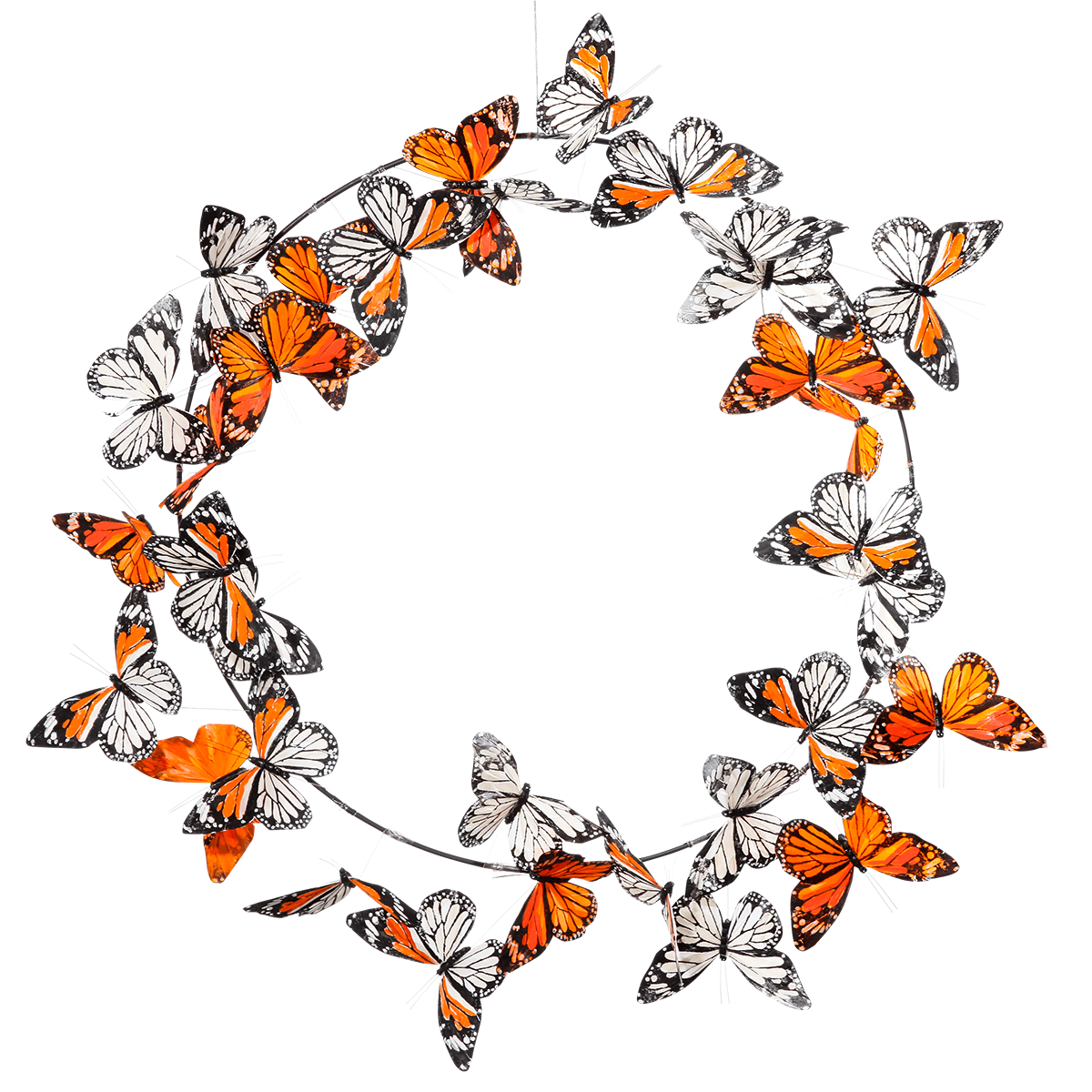 Aro decorativo, negro 58 - 60 cm Ø, metal - 14 Aro decorativo, negro 58 - 60 cm Ø, metal - 14