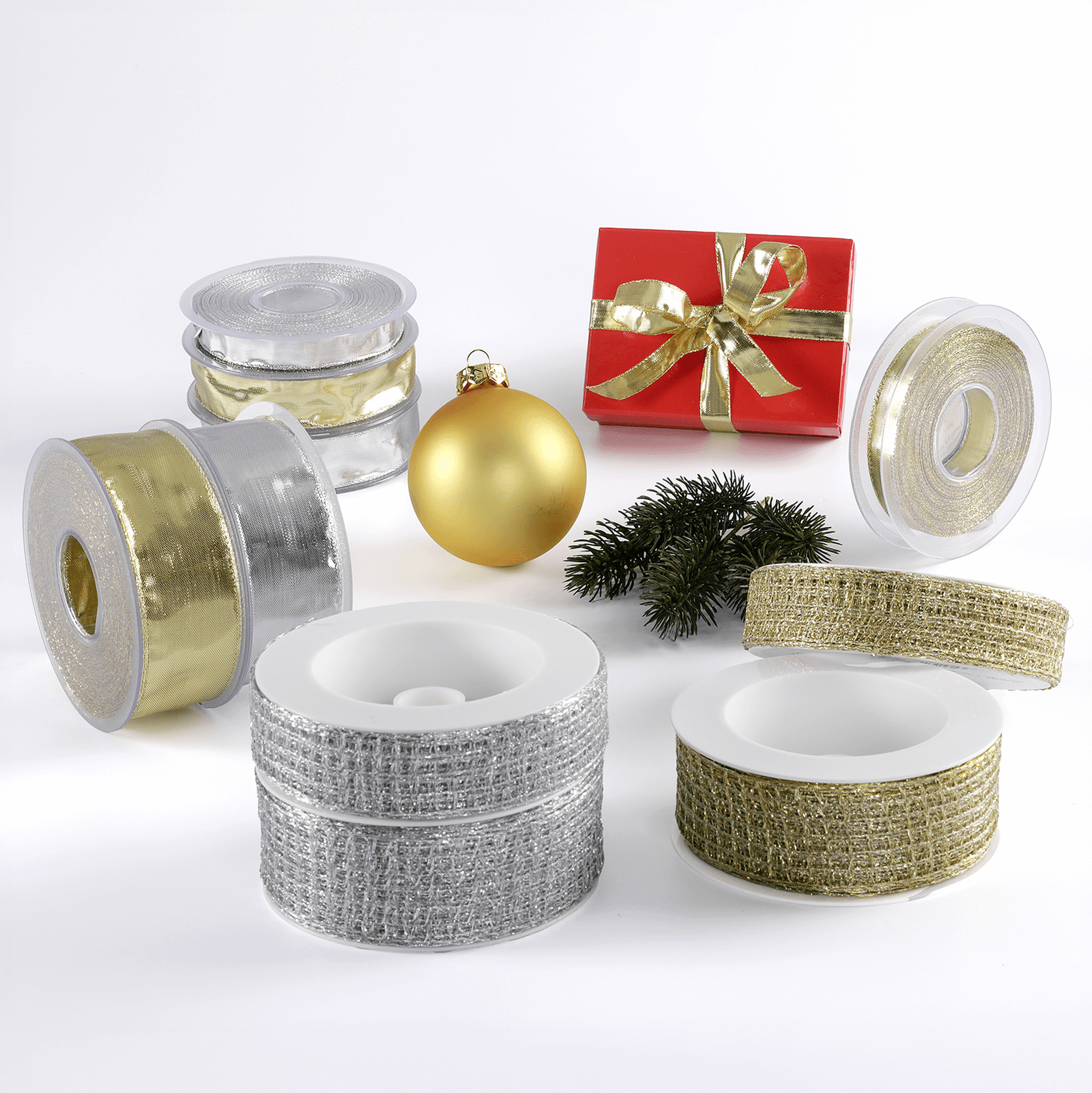 Cinta de malla con alambre de 25 mm, 20 m - 2 Cinta de malla con alambre de 25 mm, 20 m - 2