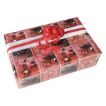 Geschenkpapier Klassisch rot 50 cm, 50 m - 1