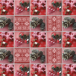 Papier cadeau Classique rouge 50 cm, 50 m