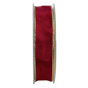 Cinta de alambre con lurex 25 mm / 25 m