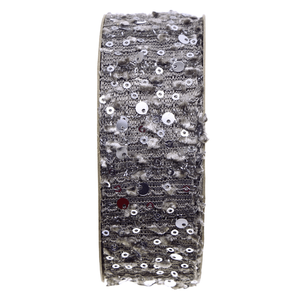 Pailletten Geschenkband 40 mm / 10 m