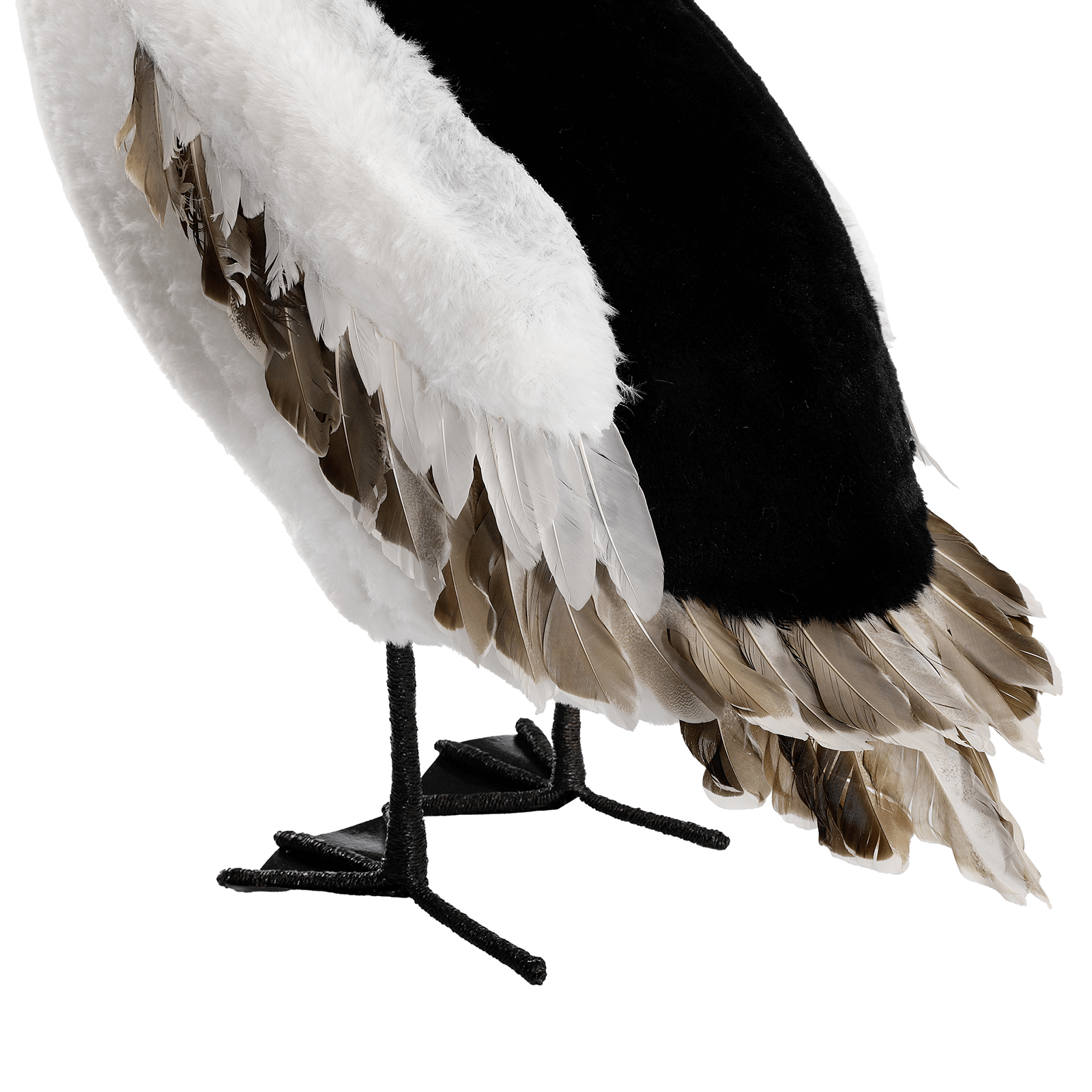 Decorative pelican B-goods with real feathers 85 cm  - 3