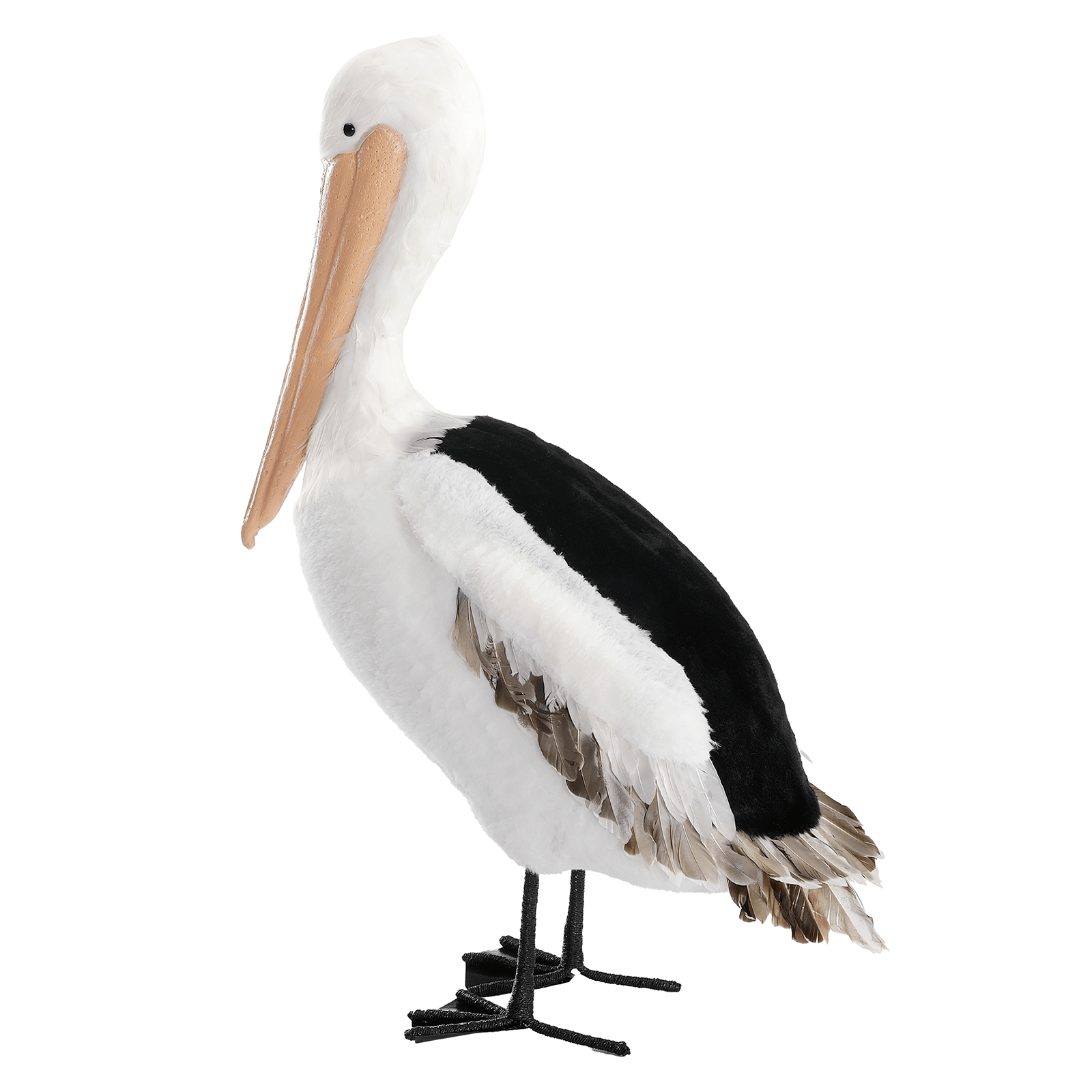 Decorative pelican B-goods with real feathers 85 cm  - 2