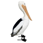 Deko Pelikan B-Ware mit echten Federn 85 cm  - 0