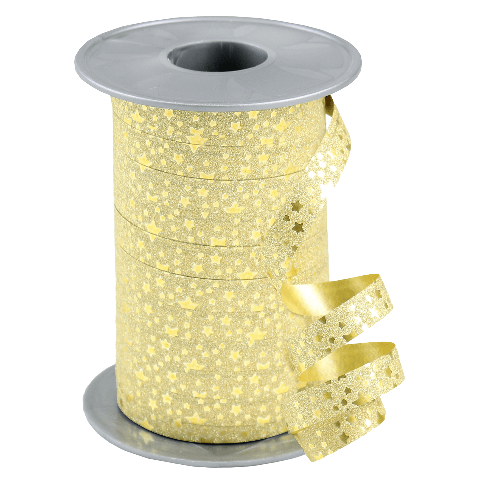 Ringelband Glitter Sterne 10 mm / 100 m - 0 Ringelband Glitter Sterne 10 mm / 100 m - 0