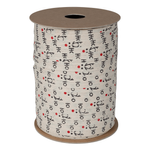 Environmentally friendly curling ribbon made of degradable material 10 mm 100 m cream - 0