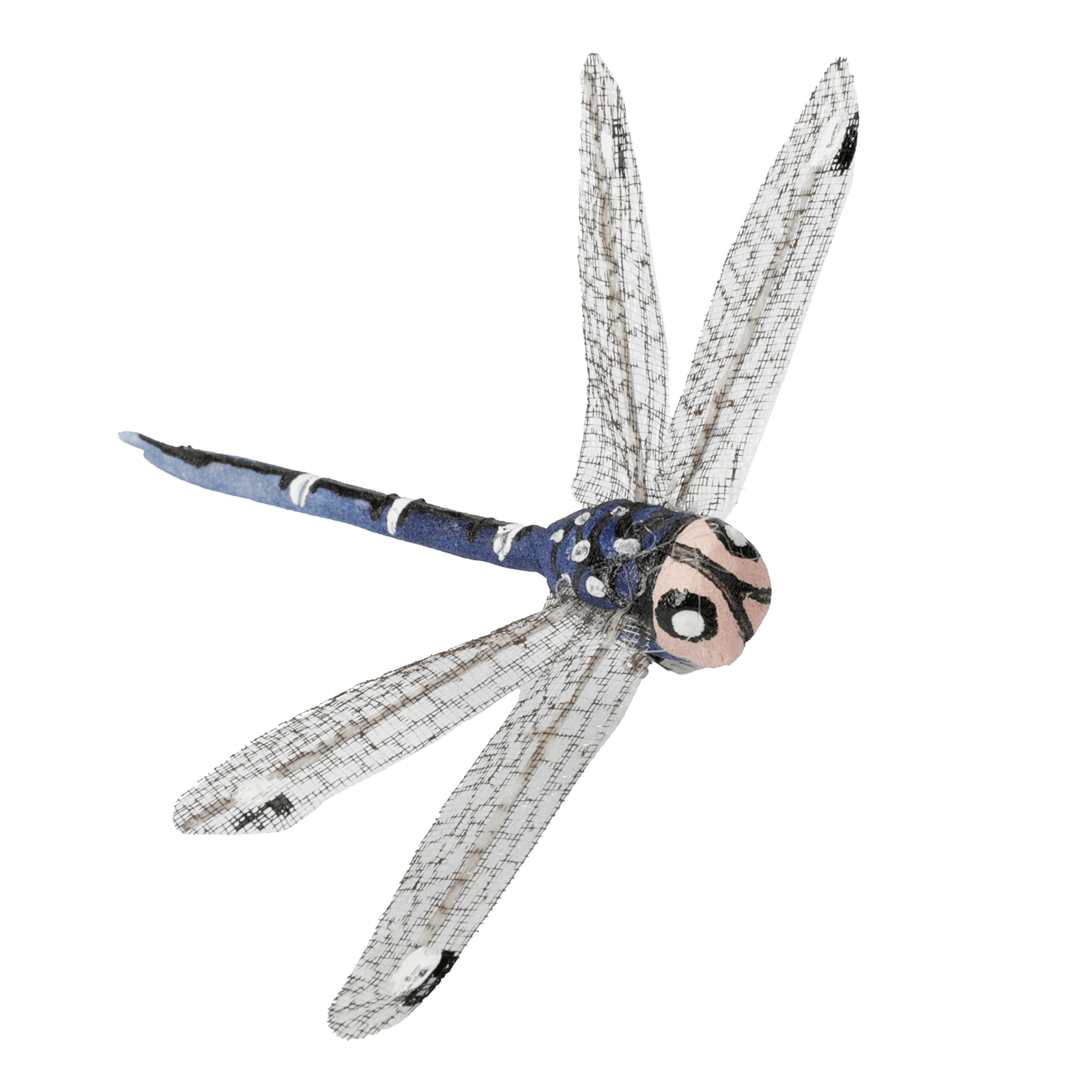 Deco libélulas púrpura 6 unid. Set 10,5 cm - 0