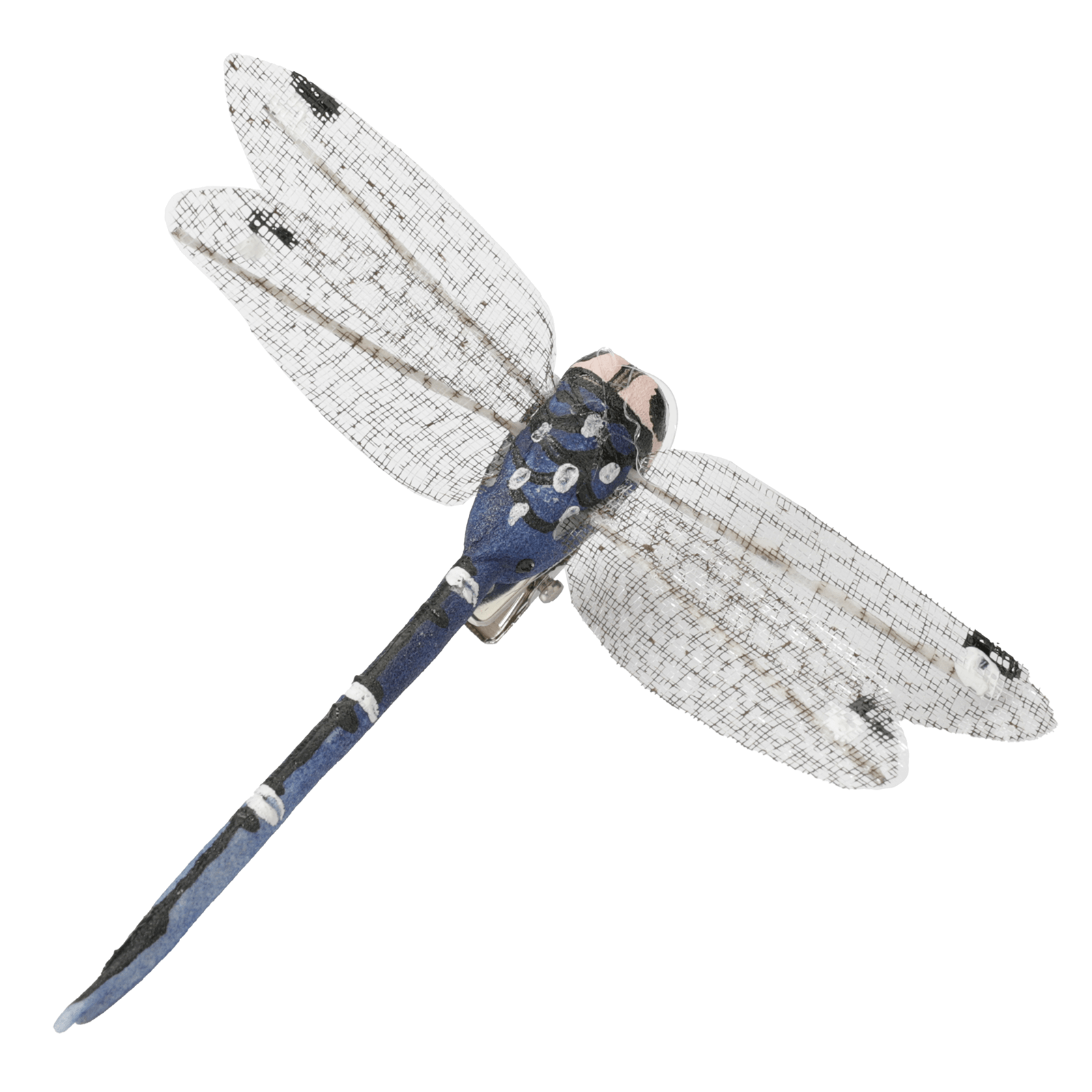 Deco libélulas púrpura 6 unid. Set 10,5 cm - 2