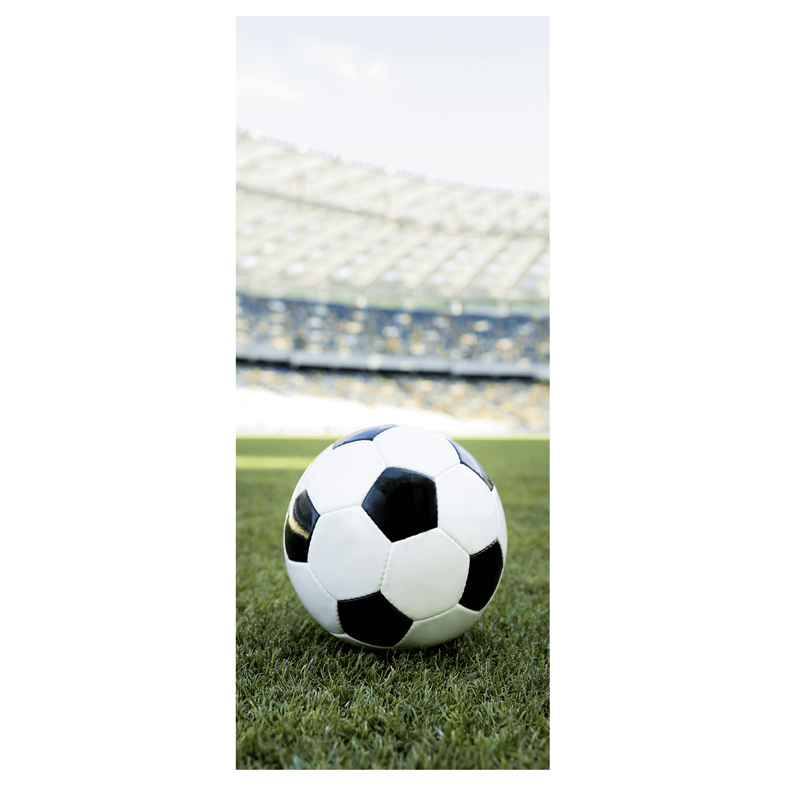 Schwer entflammbarer Stoffbanner Fußball 75 x 180 cm - 0 Schwer entflammbarer Stoffbanner Fußball 75 x 180 cm - 0