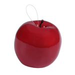 Künstlicher Deko Apfel rot glänzend aus Hartschaum - 0