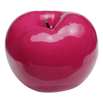 Artificial Decorative Apple, Red Glossy, Rigid Foam - 0