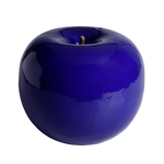 Artificial Decorative Apple, Blue Glossy, Rigid Foam - 1