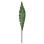 Feuille tropicale artificielle verte XXL en Real Touch 103 cm - 0