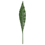 Feuille tropicale artificielle verte XXL en Real Touch 103 cm - 1