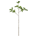 Branche de ginkgo artificielle avec feuilles vertes 70 cm - 0