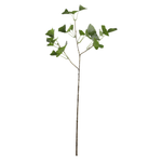 Branche de ginkgo artificielle avec feuilles vertes 70 cm - 1