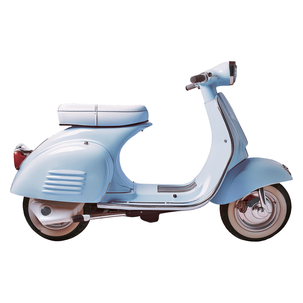 Vespa Display hellblau, 70 cm hoch mit Standfuß