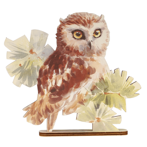 Display Eule auf Zweig 31 cm