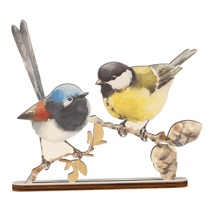 Présentoir Oiseaux sur branche 26 cm