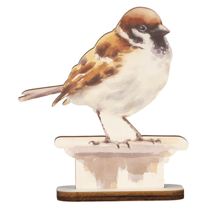 Présentoir Moineau 20 cm