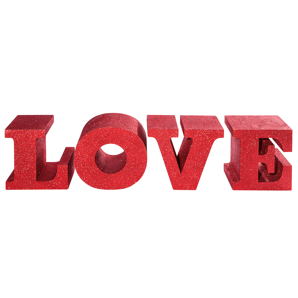 XXL Letras decorativa LOVE, rojas 49x43cm - 0 XXL Letras decorativa LOVE, rojas 49x43cm - 0