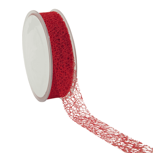 Deko Geschenkband Wabendesign 25 mm x 20 m