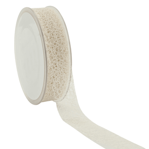 Deko Geschenkband Wabendesign 25 mm x 20 m