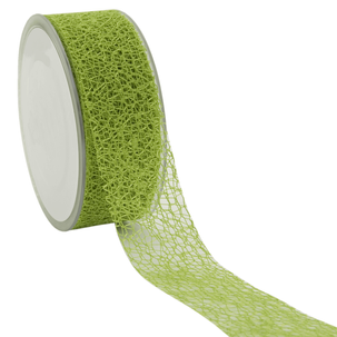 Deko Geschenkband Wabendesign 38 mm x 20 m