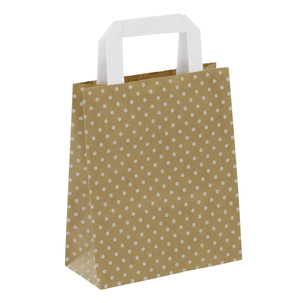 Papiertragetasche "Dots" 22 x 18 cm