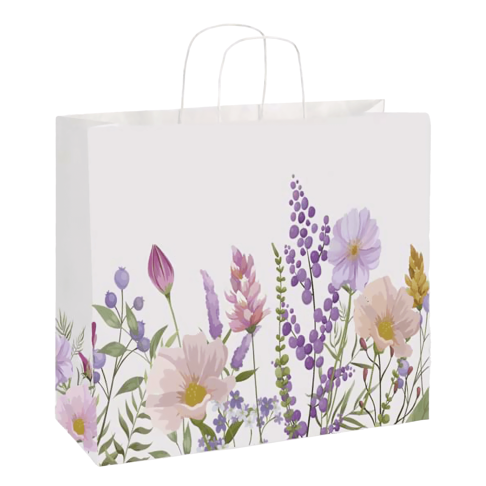 Papier-Tragetasche "Wiesenblumen" - 0 Papier-Tragetasche "Wiesenblumen" - 0