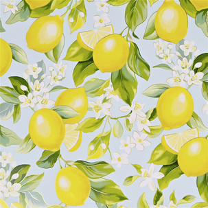 Wrapping paper Lemons 50 cm, 50 m